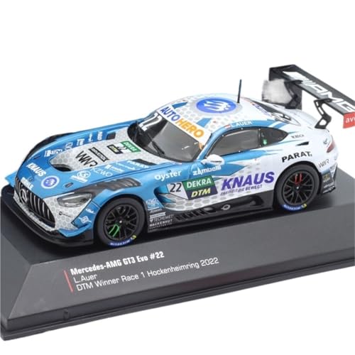 2022 für Mercedes-Benz Racing AMG GT3 1/43 IXO Legierung Rennwagen Miniatur Deutschland DTM Meisterschaft von AQMUZE