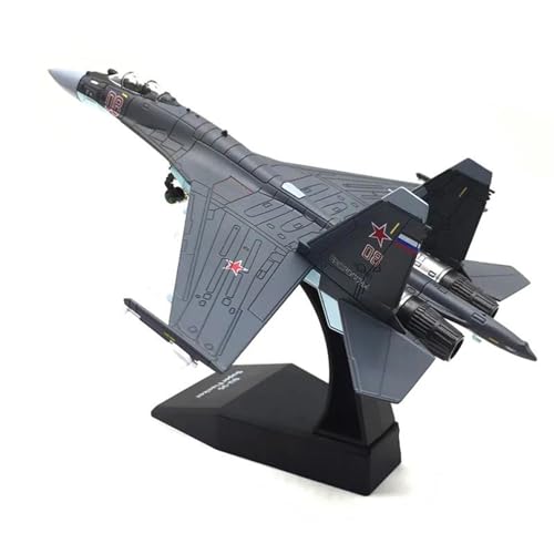 AQMUZE Miniaturmodelle Flugzeuge 1/100Diecast Metall Legierung SU35 Flugzeug Flugzeug Kämpfer Modell Spielzeug Für Sammlung von AQMUZE