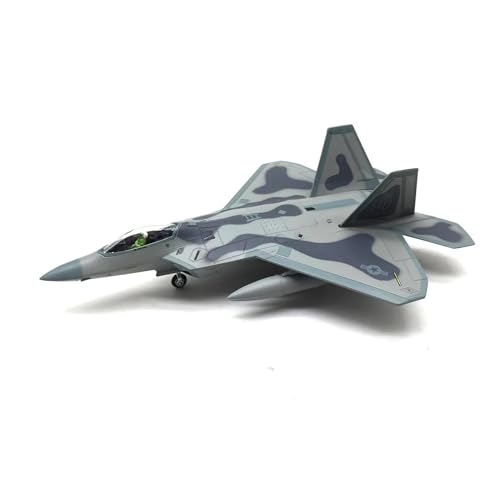 AQMUZE Miniaturmodelle Flugzeuge 1 100 F-22 Kampfjet US Stealth Fighter Militärflugzeug Modell Kindersammlung Geschenk AQMUZE Miniaturmodelle Flugzeuge 1 100 F-22 Kampfjet US Stealth Fighter Militärflugzeug Modell Kindersammlung Geschenk von AQMUZE