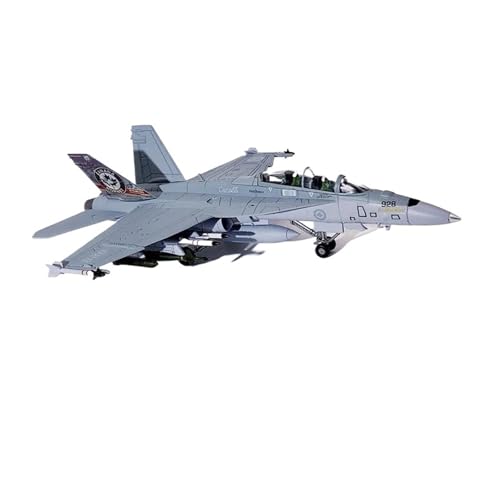 AQMUZE Miniaturmodelle Flugzeuge 1 100 Skala F/A-18 Maple Leaf Malerei Edition F18B Kampfflugzeug Modell Dekoration Souvenir von AQMUZE