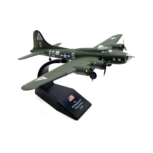 AQMUZE Miniaturmodelle Flugzeuge 1 144 B-17 Bomber Fighting Falcon US Diecast Metall Flugzeuge Flugzeug Modell Kampfflugzeug Modell von AQMUZE