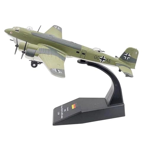AQMUZE Miniaturmodelle Flugzeuge 1 144 Focke-Wulf Fw200 Condor Patrouillenflugzeug, Druckguss-Metallflugzeug-Dekorationsform von AQMUZE
