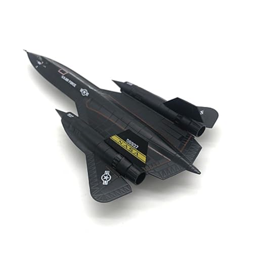AQMUZE Miniaturmodelle Flugzeuge 1 144 USA SR-71 Blackbird Aufklärungsflugzeug Legierung Kampfflugzeug Modell von AQMUZE