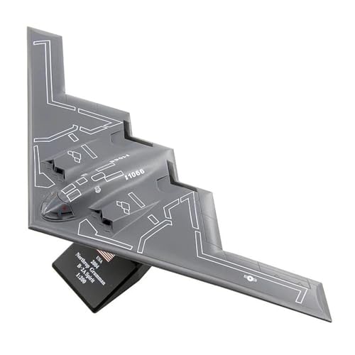 AQMUZE Miniaturmodelle Flugzeuge 1 200 Amerikanischer B-2-Stealth-Strategischer Bomber Aus Metalldruckguss, Flugzeugmodell, Spielzeugsammlung, Geschenk von AQMUZE