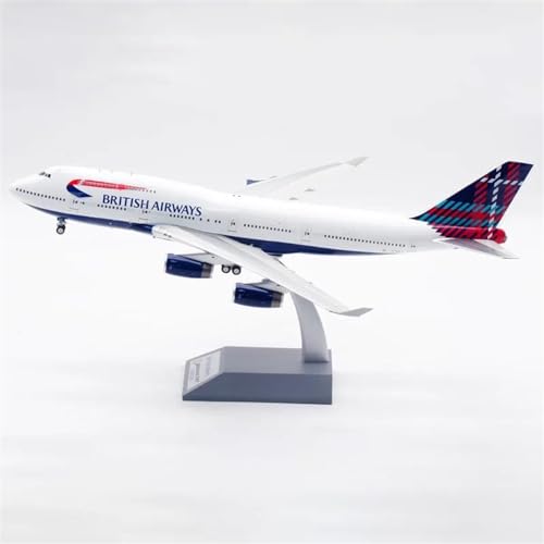 AQMUZE Miniaturmodelle Flugzeuge 1 200 British B747-400 G-BNLI Diecasts Flugzeugmodell Aus Metall Für Sammeln von AQMUZE