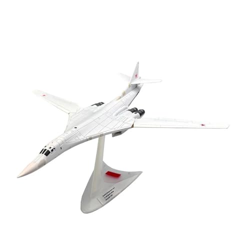 AQMUZE Miniaturmodelle Flugzeuge 1 200 Russischer Strategischer Bomber Tu160 Blackjack Aus Metalldruckguss, Flugzeugmodell, Kinderspielzeug, Geschenk(AMER TU160) von AQMUZE