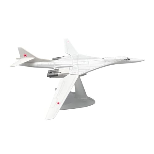 AQMUZE Miniaturmodelle Flugzeuge 1 200 Russischer Strategischer Bomber Tu160 Blackjack Aus Metalldruckguss, Flugzeugmodell, Kinderspielzeug, Geschenk(WLTK TU160) von AQMUZE