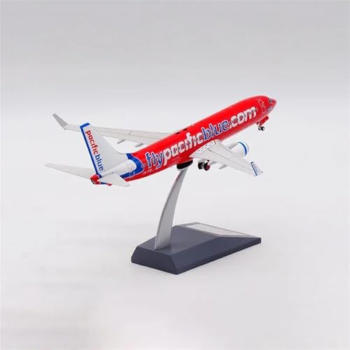 AQMUZE Miniaturmodelle Flugzeuge 1 200 Skala Pacific Blau B737-800 Gießt Druck Sammeln Miniaturen Flugzeug Modell Metall Spielzeug Geschenk von AQMUZE