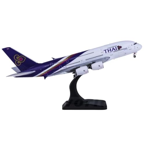 AQMUZE Miniaturmodelle Flugzeuge 1 400 A380 HS-TUC Flugzeugmodell Spielzeug Geschenk Sammlung Display von AQMUZE