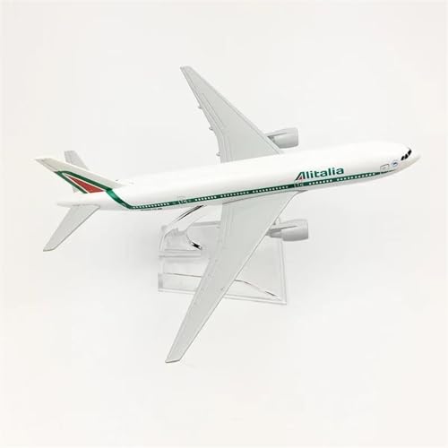 AQMUZE Miniaturmodelle Flugzeuge 1 400 Alitalia Boeing 777 Flugzeugmodell Metallsimulation Verkehrsflugzeuglegierung Statisches Modell von AQMUZE