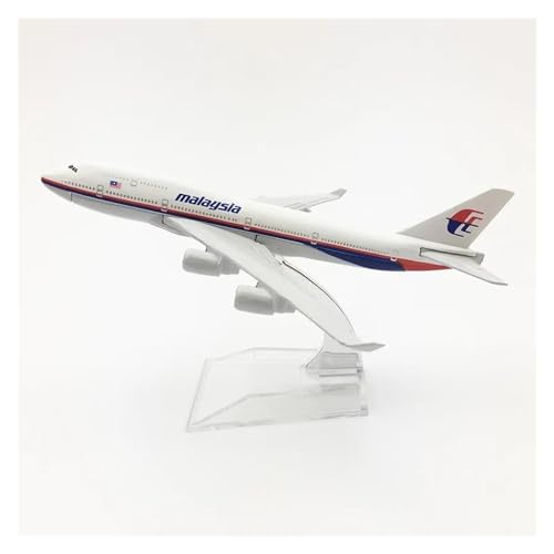 AQMUZE Miniaturmodelle Flugzeuge 1 400 Malaysia Airlines Boeing 747 Flugzeugmodell Metallsimulation Passagierflugzeugmodell Sammlung Geschenk von AQMUZE