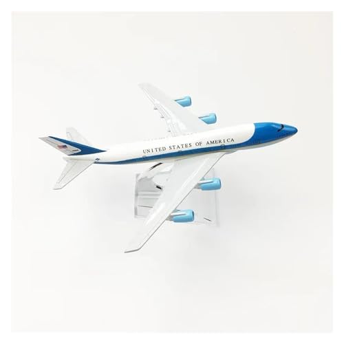 AQMUZE Miniaturmodelle Flugzeuge 1 400 Metall Flugzeug Modell US Air Force One Boeing 747 Flugzeug Modell Sammlung Geschenk von AQMUZE