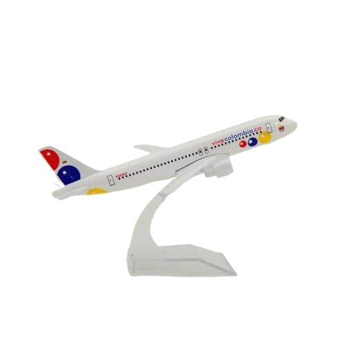 AQMUZE Miniaturmodelle Flugzeuge 1 400 Simulation Brandneues A320-Legierungsfertigmodell Geschenk-Desktop-Dekorationssammlung für Kinder von AQMUZE