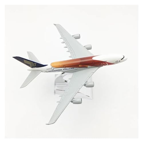 AQMUZE Miniaturmodelle Flugzeuge 1 400 Simulation Flugzeug Modell Legierung Singapore Bunting A380 Flugzeug Modell Kinder Spielzeug von AQMUZE