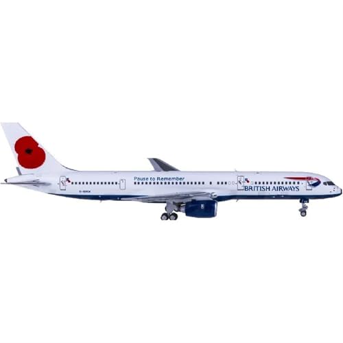AQMUZE Miniaturmodelle Flugzeuge 1 400 Skala 757-200 Gießt Druck Luftfahrt Miniaturen Metall Flugzeug Modell Spielzeug Für Jungen von AQMUZE