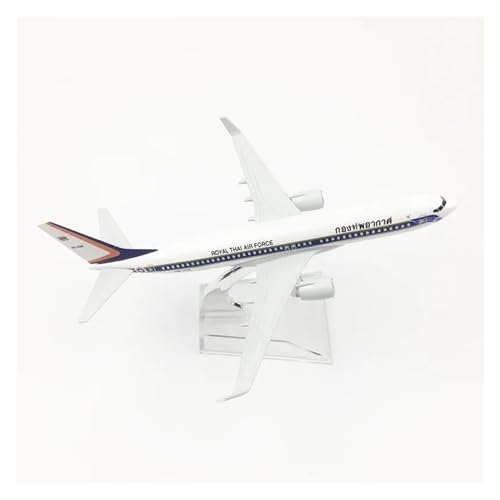 AQMUZE Miniaturmodelle Flugzeuge 1 400 Thai Presidential Air Boeing 737 Flugzeugmodell Metallsimulation Verkehrsflugzeuglegierung Statisches Modell von AQMUZE