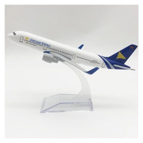 AQMUZE Miniaturmodelle Flugzeuge 1 400 Vietravel Airlines A321 Flugzeugmodell Metallsimulation Passagierflugzeuglegierung Statisches Modell von AQMUZE