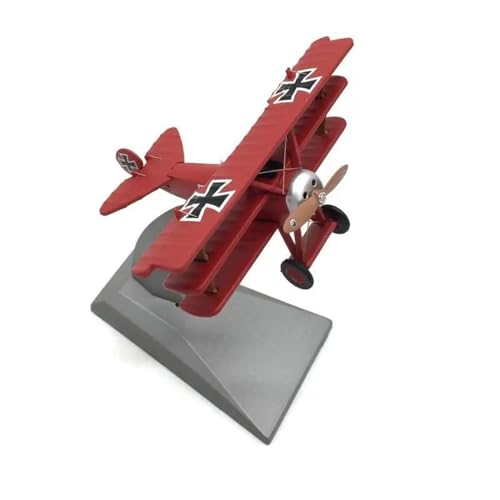 AQMUZE Miniaturmodelle Flugzeuge 1 72 Deutscher Doppeldecker-Propellerjäger Fokker DR1 Red Baron Aus Metalldruckguss, Spielbar AQMUZE Miniaturmodelle Flugzeuge 1 72 Deutscher Doppeldecker-Propellerjäger Fokker DR1 Red Baron Aus Metalldruckguss, Spielbar von AQMUZE