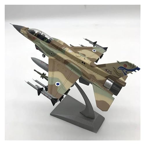 AQMUZE Miniaturmodelle Flugzeuge 1 72 F-16I Israelische Metalllegierung Kampfflugzeug Modell Kinderspielzeug Sammlung Geschenk von AQMUZE