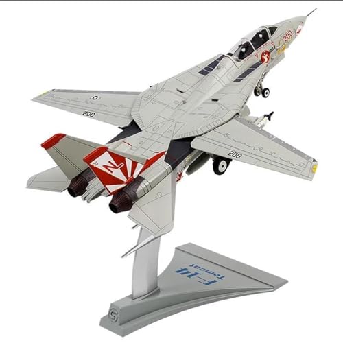 AQMUZE Miniaturmodelle Flugzeuge 1 72 Model US Military Aircraft F-14A Craft Printing Model, Toy Collection Simulationung von AQMUZE