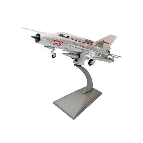 AQMUZE Miniaturmodelle Flugzeuge 1 72 Volksbefreiungsarmee Chengdu J7 Fishbed MiG-21 Kampfflugzeug, Druckguss-Metallflugzeugmodell, Spielzeug von AQMUZE