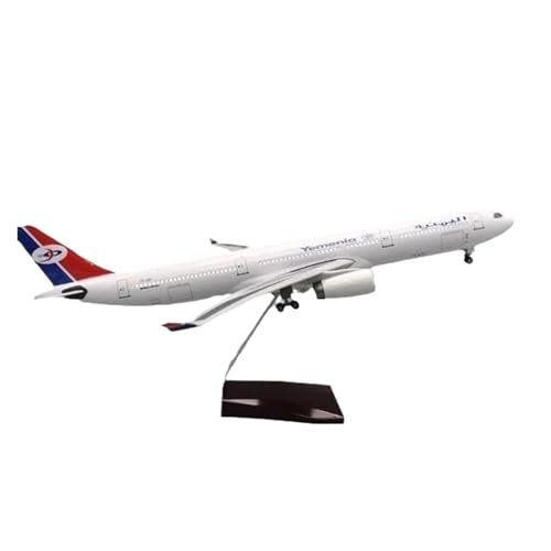 AQMUZE Miniaturmodelle Flugzeuge 1: 135 Skala Für Die Modellebene A330 Jemen International Die Actionfigur Der Flugzeugharz Mit Lichtern Und Fahrwerk(with Light) von AQMUZE