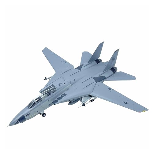 AQMUZE Miniaturmodelle Flugzeuge 1: 72 Amerikanischen F-14D Black Lion Squadron Fighter Simulation Flugzeug Modell Geschenk von AQMUZE