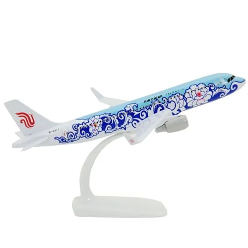 AQMUZE Miniaturmodelle Flugzeuge 1:350 Simulation Aviation A320 Zeichenmaschine Blue Peony Collector's Edition Sammlerstücke für Kinder von AQMUZE