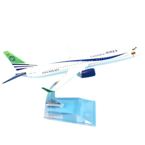 AQMUZE Miniaturmodelle Flugzeuge 16 cm Für Avianca B737-800 Flugzeugmodell W Ständer Statische Anzeige Flugzeug Spielzeug Geburtstagsgeschenk von AQMUZE