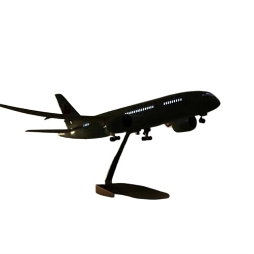 AQMUZE Miniaturmodelle Flugzeuge 43 cm Für Air Canada Boeing B787 Flugzeugmodell Aus Kunstharz Im Maßstab 1:130 Mit Lichtrad, Sammlung,Ausstellungsstück, Geschenk(with Lights B787) von AQMUZE