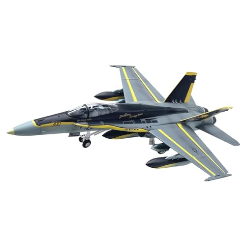 AQMUZE Miniaturmodelle Flugzeuge Amerikanisches F/A-18C Militarisiertes Kampfflugzeug Plastikmodell 1 72 Spielzeug Geschenksammlung von AQMUZE