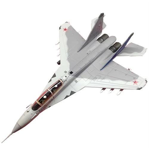 AQMUZE Miniaturmodelle Flugzeuge Diecast 1 100 Russische MIG35 Fulcrum Legierung Kampfflugzeug Modell Dekoration Geschenk von AQMUZE