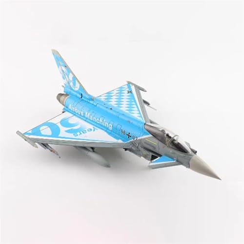 AQMUZE Miniaturmodelle Flugzeuge Diecast 1 72 Skala Air Force EF-2000 Kampfflugzeug Legierung & Kunststoff Modell Geschenk Spielzeug von AQMUZE