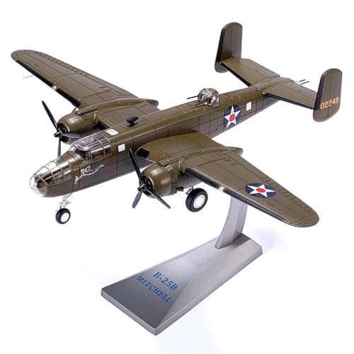 AQMUZE Miniaturmodelle Flugzeuge Diecast 1 72 Skala Mitchell B-25B Bomber Original Legierung Flugzeug Modell Sammeln Spielzeug Geschenk von AQMUZE