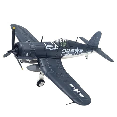 AQMUZE Miniaturmodelle Flugzeuge Diecast American F4U-1 Militarized Combat Fighter Aircraft Alloy Modell 1 72 Spielzeug Geschenk von AQMUZE
