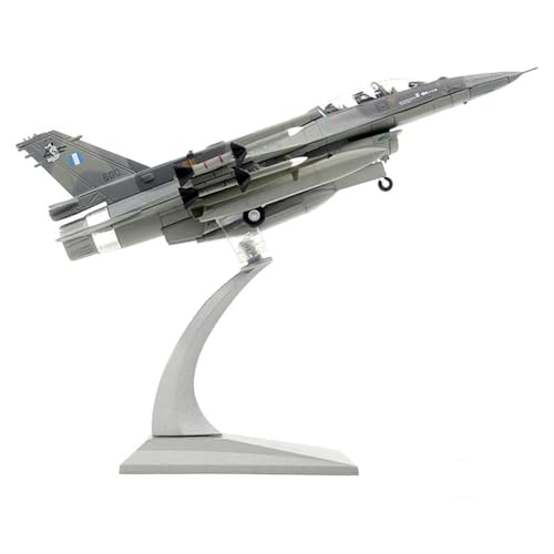 AQMUZE Miniaturmodelle Flugzeuge Diecast Griechische Luftwaffe F-16 Militarisierte Kampfflugzeug Legierung Modell 1 72 Maßstab Spielzeug Geschenk von AQMUZE