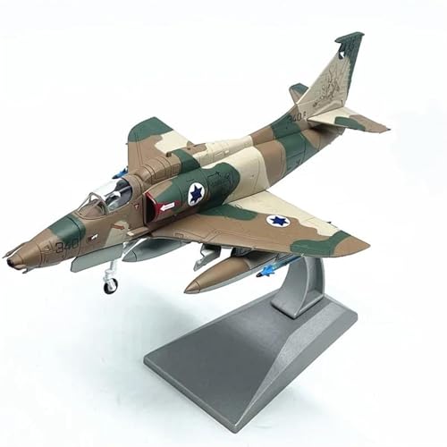 AQMUZE Miniaturmodelle Flugzeuge Diecast Israelische A-4M Militarisierte Kampfflugzeug Legierung Modell 1 72 Maßstab Spielzeug Geschenk von AQMUZE