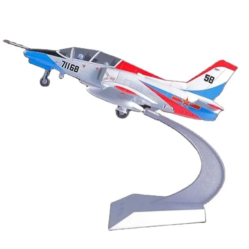 AQMUZE Miniaturmodelle Flugzeuge Diecast J-8 Militarisierter Kampftrainer Legierungsmodell Maßstab 1:35 Spielzeug Geschenksammlung von AQMUZE