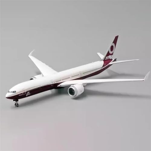 AQMUZE Miniaturmodelle Flugzeuge Druckguss 1 400 Originalmodell des Flugzeugs B777-9X, Lackiert, Legierung, Fertiges Souvenir, Hobby-Sammlung, Spielzeug von AQMUZE