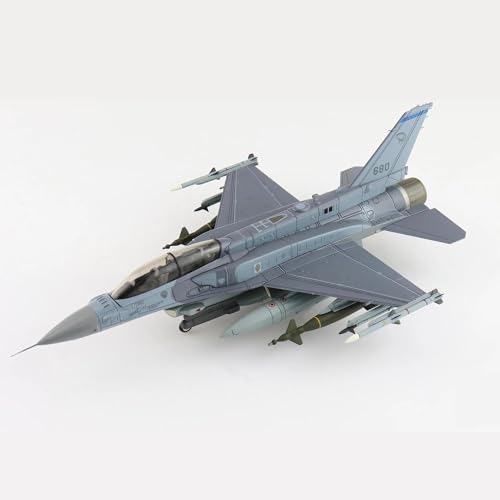 AQMUZE Miniaturmodelle Flugzeuge Druckguss F-16D Kampfjet Legierung Kunststoff Modell 1 72 Maßstab Spielzeug Geschenk von AQMUZE