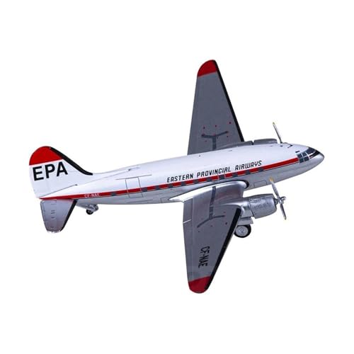 AQMUZE Miniaturmodelle Flugzeuge Druckguss Im Maßstab 1 400 Für Das Einzelflugzeugmodell AC411183 Der Eastern Province Curtiss C-46 CF-NAE Aus Legierung von AQMUZE