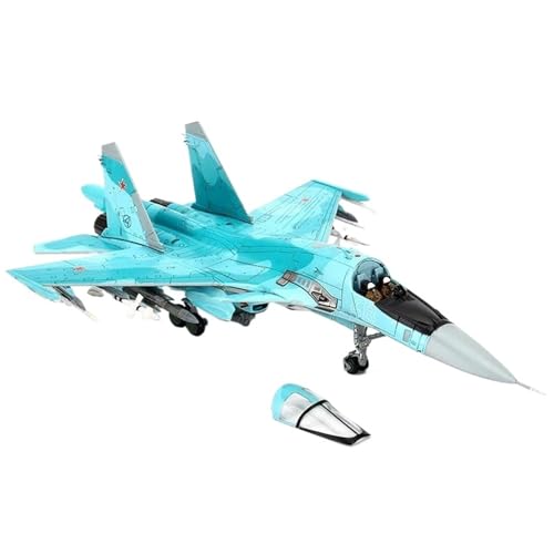 AQMUZE Miniaturmodelle Flugzeuge Druckguss Im Maßstab 1 72 Für EIN SU34-Kampfflugzeug Der Russischen Luftwaffe, Metallmodell, Spielzeug, Sammlerstück, Souvenir(No Base) von AQMUZE