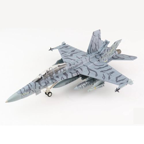 AQMUZE Miniaturmodelle Flugzeuge Druckguss-Kampfjet F/A-18D, Kunststofflegierung, Modell Im Maßstab 1 72, Spielzeug-Geschenksammlung von AQMUZE