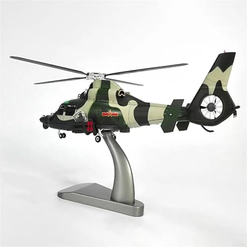 AQMUZE Miniaturmodelle Flugzeuge Druckguss-Legierungsmodell des Chinesischen Militarisierten Kampfhubschraubers WZ-9 Im Maßstab 1 32 von AQMUZE