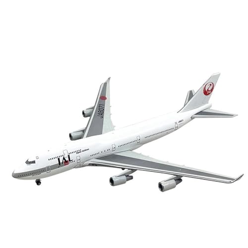 AQMUZE Miniaturmodelle Flugzeuge Druckguss-Legierungsmodell des Japanischen Boeing B747-400 Zivilluftfahrtflugzeugs 1 400 Spielzeug-Geschenksammlung von AQMUZE