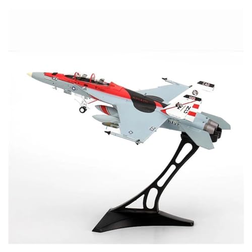 AQMUZE Miniaturmodelle Flugzeuge Druckguss-Marine F/A-18F Super Hornet Kampfjet Für Militärische Einsätze, 1 72, Legierungssimulation von AQMUZE