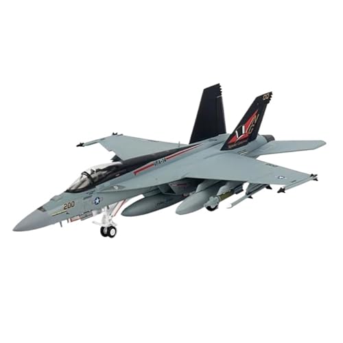 AQMUZE Miniaturmodelle Flugzeuge Druckguss-Metall F18 Fighter Modell 1 72 F/A-18E Flugzeug Flugzeug Kämpfer Sammeln Kinder Geschenk Spielzeug(No Stand) von AQMUZE