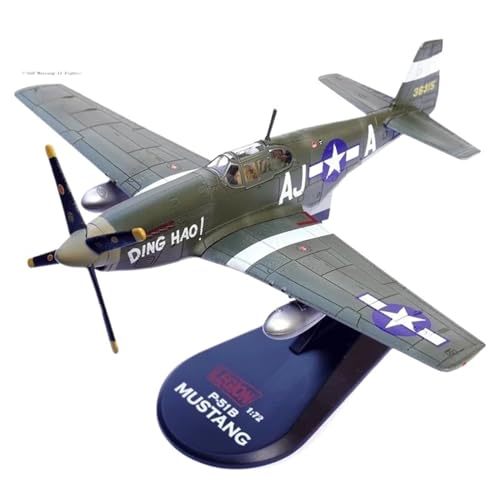 AQMUZE Miniaturmodelle Flugzeuge Druckguss-Modell des Amerikanischen P-51B Mustang Fighter DINGHAO Im Maßstab 1 72, 365 Aviation Squadron AQMUZE Miniaturmodelle Flugzeuge Druckguss-Modell des Amerikanischen P-51B Mustang Fighter DINGHAO Im Maßstab 1 72, 365 Aviation Squadron von AQMUZE