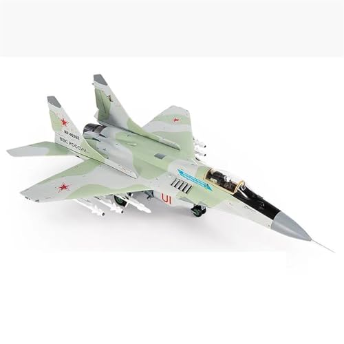 AQMUZE Miniaturmodelle Flugzeuge Druckguss-Modell des Russischen MIG-29-Kampfjets Aus Legierung Im Maßstab 1 72, Simulation Für Spielzeug-Geschenksammlung von AQMUZE