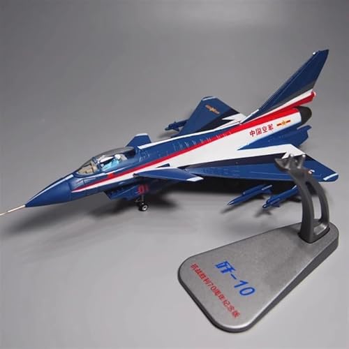 AQMUZE Miniaturmodelle Flugzeuge Druckguss-Modellflugzeug J-10 Im Maßstab 1 72, Flugzeug Aus Legierung, Souvenir-Geschenke Für Erwachsene von AQMUZE